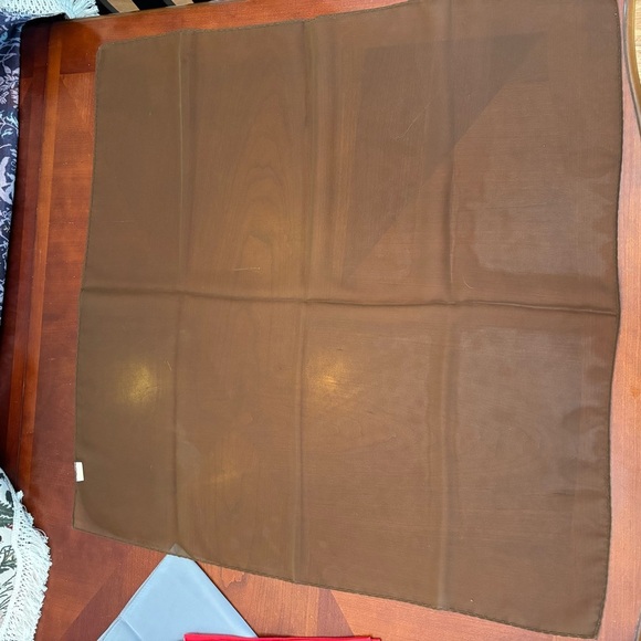 Red, Gray, and Brown Vintage Scarf Set  Veresa by Vera (red and gray) - Picture 10 of 11